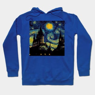 Starry Night Wizarding School Van Gogh Hoodie